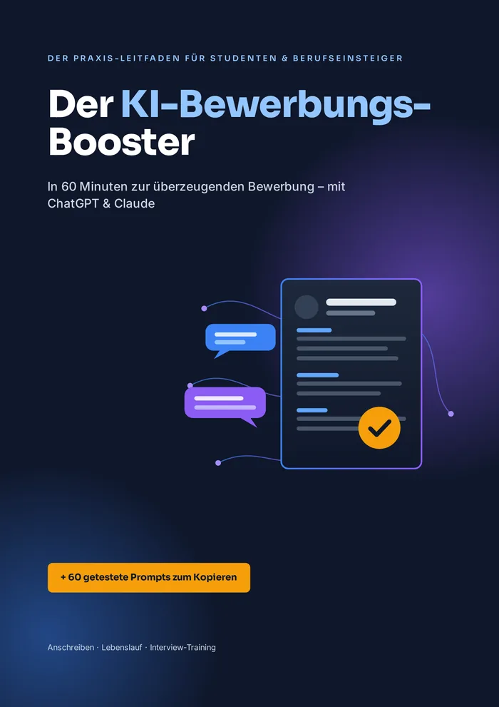 Titelseite von Der KI-Bewerbungs-Booster