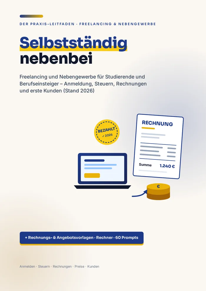 Titelseite von Selbstständig nebenbei